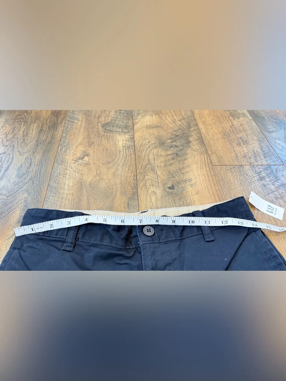 Gap Kids Boys Twill Uniform Shorts, Size 16, Navy Blue, NEW